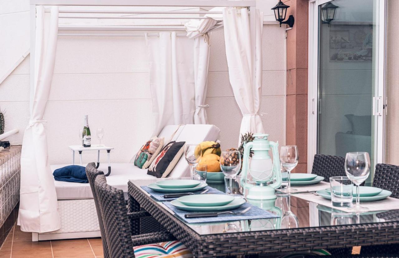 Luxury Penthouse 105M2,Bali Bed,Heated Pool,Sunset Apartamento Costa Adeje  Exterior foto