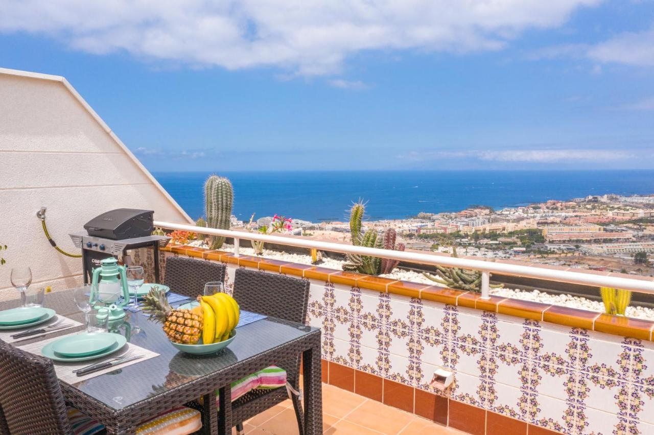 Luxury Penthouse 105M2,Bali Bed,Heated Pool,Sunset Apartamento Costa Adeje  Exterior foto